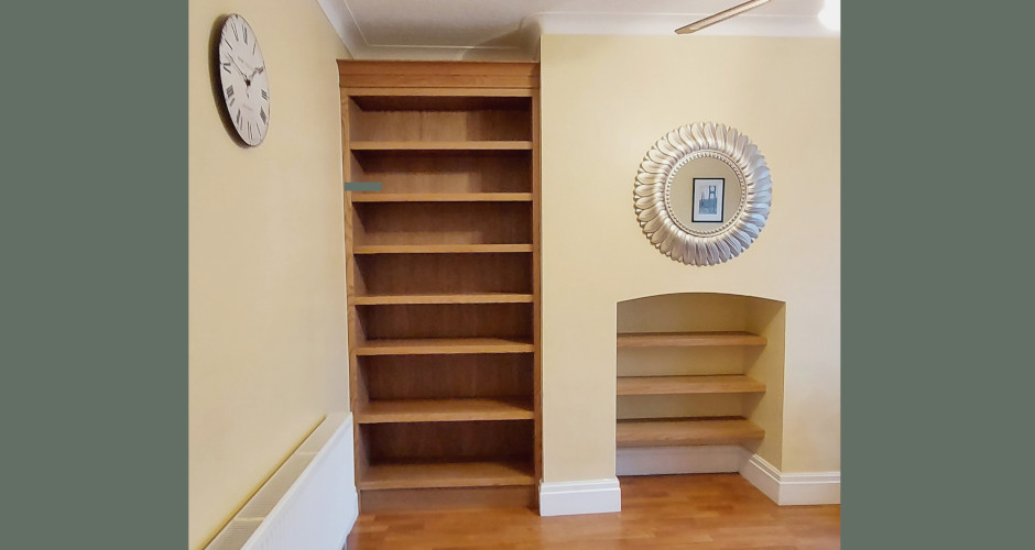 oak bookcase